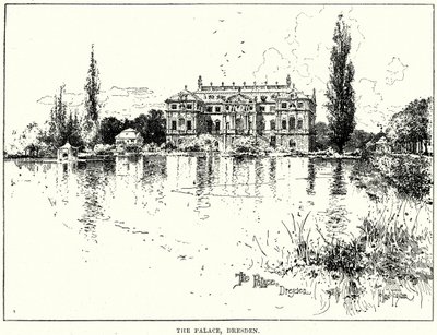 A drezdai palota (metszet) alkotó: English School