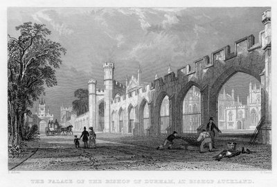 A durhami püspök palotája, Auckland püspöke, 1833 alkotó: English School