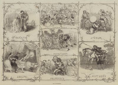 Pantomimes (metszet) alkotó: English School