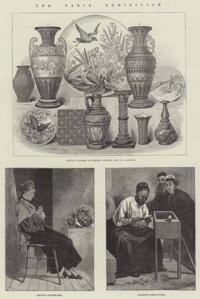 Párizsi Kiállítás (metszet) alkotó: English School