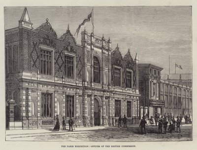 Párizsi Kiállítás, Brit Bizottság irodái (metszet) alkotó: English School