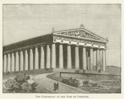 Parthenon Periklész korában alkotó: English School