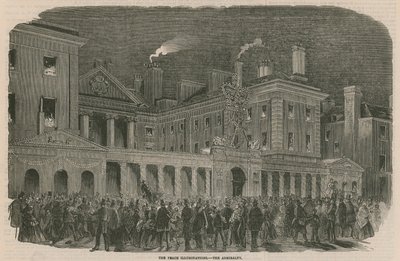 A béke megvilágítása az Admiralitásnál alkotó: English School