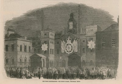 A béke megvilágítása a lóőröknél alkotó: English School