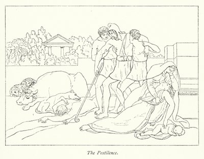 A pestis (litho) alkotó: English School
