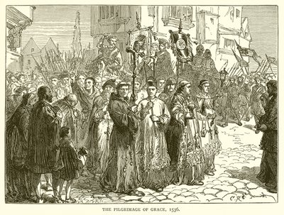 A kegyelem zarándoklata, 1536 alkotó: English School
