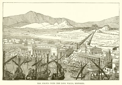 A Pireusz a hosszú falakkal, felújítva alkotó: English School
