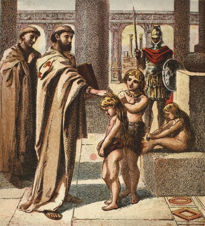 A pápa és a szász gyerekek, kocsma. 1890 alkotó: English School