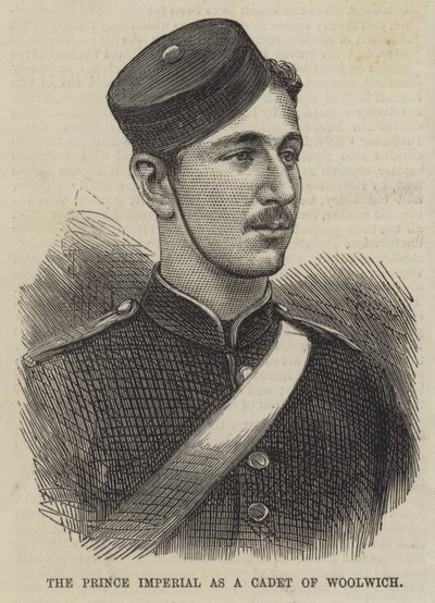 A császári herceg, mint woolwichi kadét (metszet) alkotó: English School