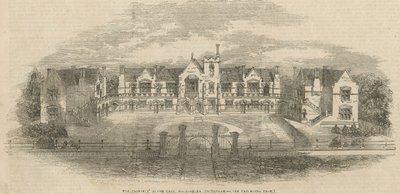 A Printers Almshouses fazöld színben alkotó: English School