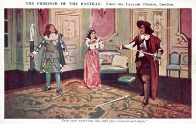 A Bastille rabja, a londoni Lyceum Theatre-ből (színes litó) alkotó: English School