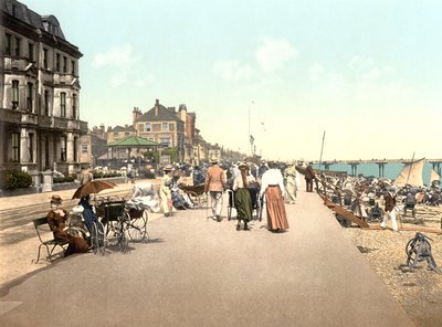 The Promenade, Deal (kézzel színezett fotó) alkotó: English School