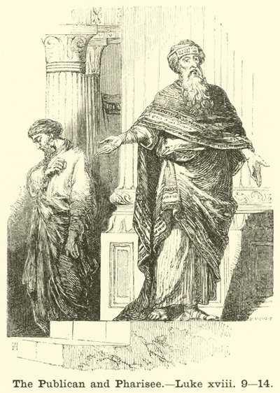 A vámszedő és farizeus, Lukács, xviii, 9, 14 alkotó: English School