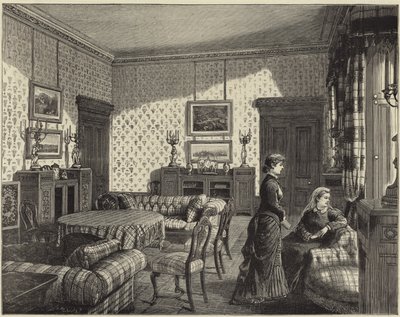 A királynő Balmoralban alkotó: English School