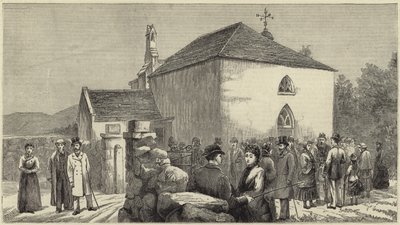 A királynő Balmoralban alkotó: English School