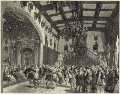 A királynő Balmoralban alkotó: English School