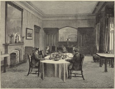 A királynő Balmoralban alkotó: English School