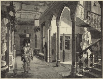 A királynő Balmoralban alkotó: English School