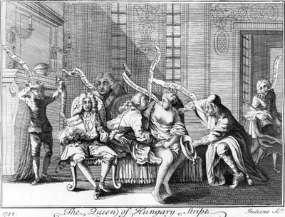 A Magyar Királynő sáv, 1742 alkotó: English School