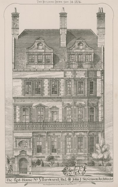 A Vörös Ház, 3 Bayswater Hill alkotó: English School
