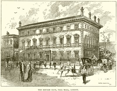 A Reform Club, Pall Mall, London alkotó: English School