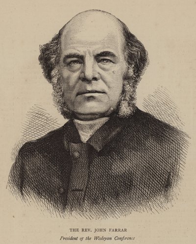 John Farrar tiszteletes (metszet) alkotó: English School