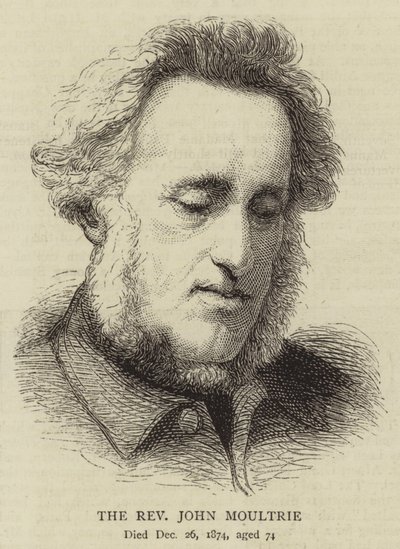 John Moultrie tiszteletes (metszet) alkotó: English School