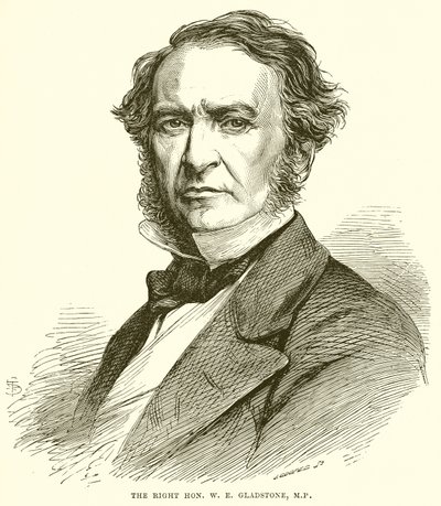 A jobb tiszt. W. E. Gladstone, M.P. alkotó: English School