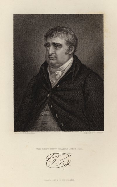 A jobb, tisztelt Charles James Fox alkotó: English School