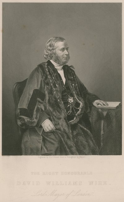 A jobb tisztelt David Williams Wire, London főpolgármestere alkotó: English School
