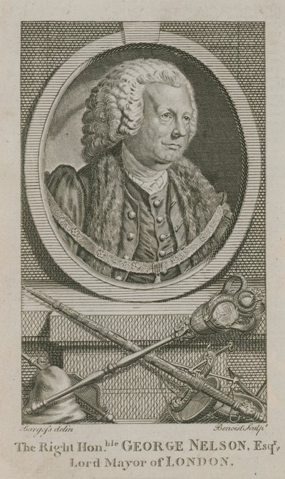 George Nelson, London főpolgármestere alkotó: English School