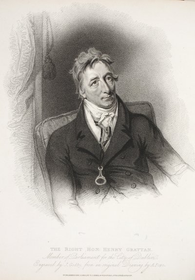 The Right Honorable Henry Grattan, eng J. Godby A. Pope eredeti rajzából, 1810 alkotó: English School