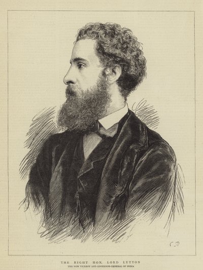 The Right Honorable Lord Lytton (metszet) alkotó: English School