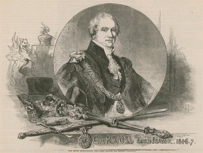 Az igaz tisztelt Főpolgármester, Sir George Carroll alkotó: English School