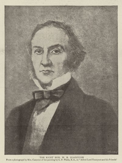 The Right Honorable W E Gladstone (litho) alkotó: English School