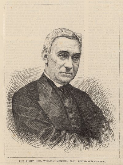 Az igaz, tisztelt William Monsell, postafőnök alkotó: English School