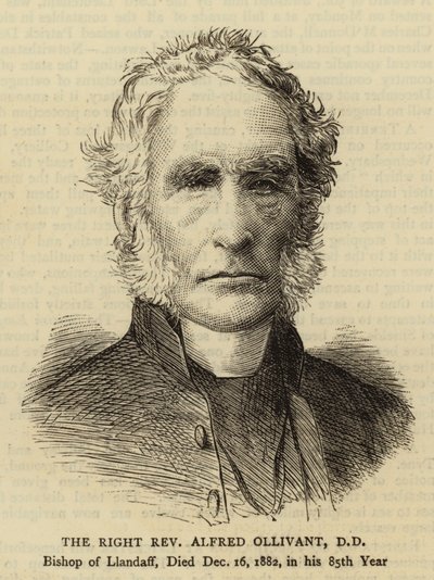 Alfred Reverend Alfred Ollivant, DD (metszet) alkotó: English School