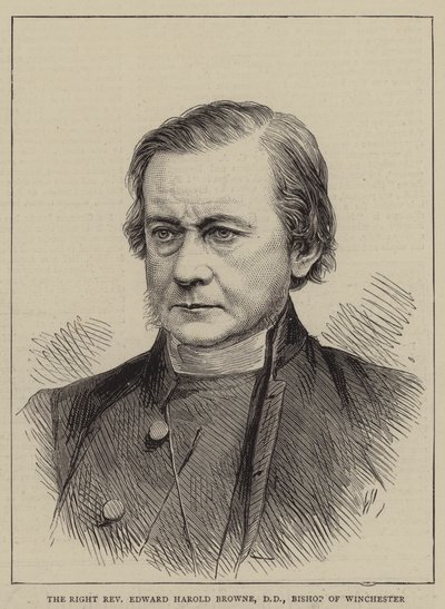 Edward Harold Browne tiszteletes, DD, Winchester püspöke (metszet) alkotó: English School
