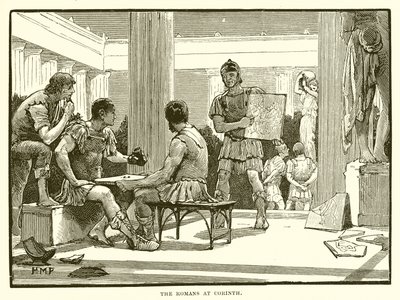 A rómaiak Korinthusban alkotó: English School