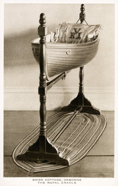 The Royal Cradle, Swiss Cottage, Osborne House, Isle of Wight, 1893 körül (fa) alkotó: English School