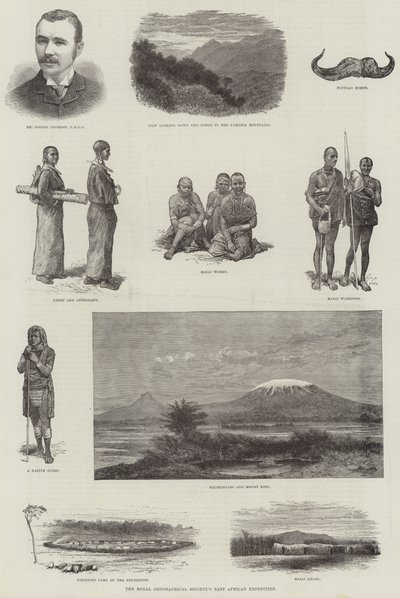 A Királyi Földrajzi Társaság kelet-afrikai expedíciója (metszet) alkotó: English School