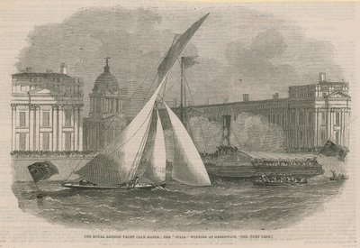A Royal London Yacht Club mérkőzés alkotó: English School
