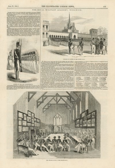 A Királyi Katonai Akadémia alkotó: English School