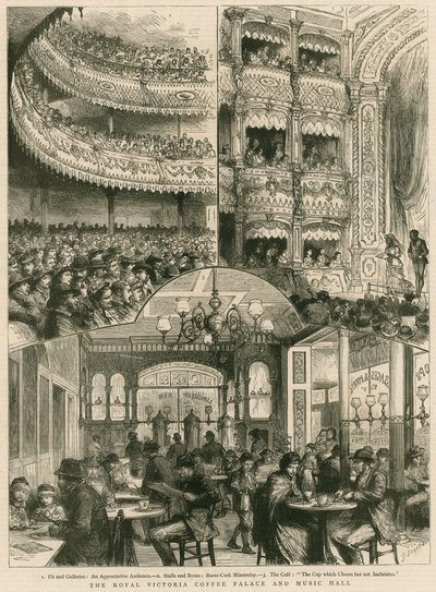 A Royal Victoria Coffee Palace és a Music Hall, London alkotó: English School