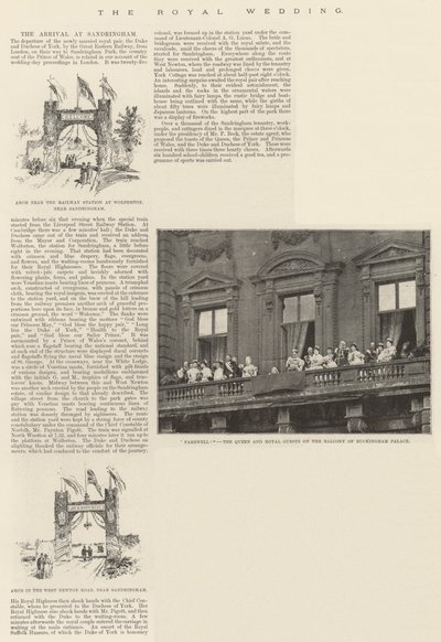 A királyi esküvő (metszet) alkotó: English School