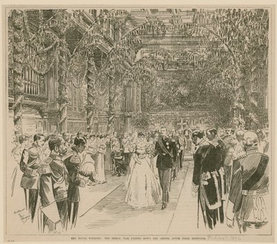 Királyi esküvő, 1896. július 23 alkotó: English School