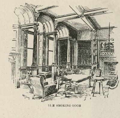 The Russell Hotel, Russell Square: A dohányzó szoba alkotó: English School