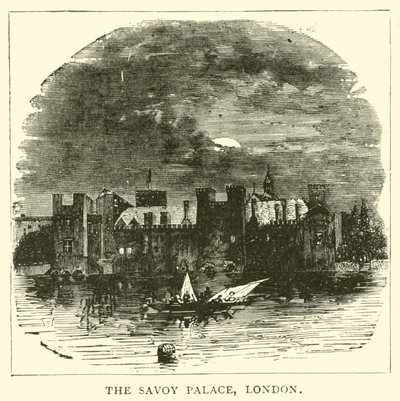A Savoy-palota, London alkotó: English School