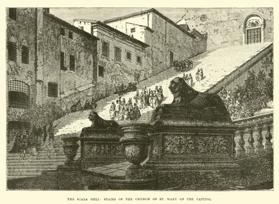 A Scala Coeli, a Capitoliumi Szent Mária-templom lépcsője alkotó: English School