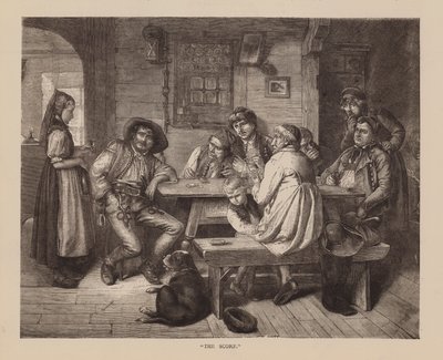 "The Score" (metszet) alkotó: English School